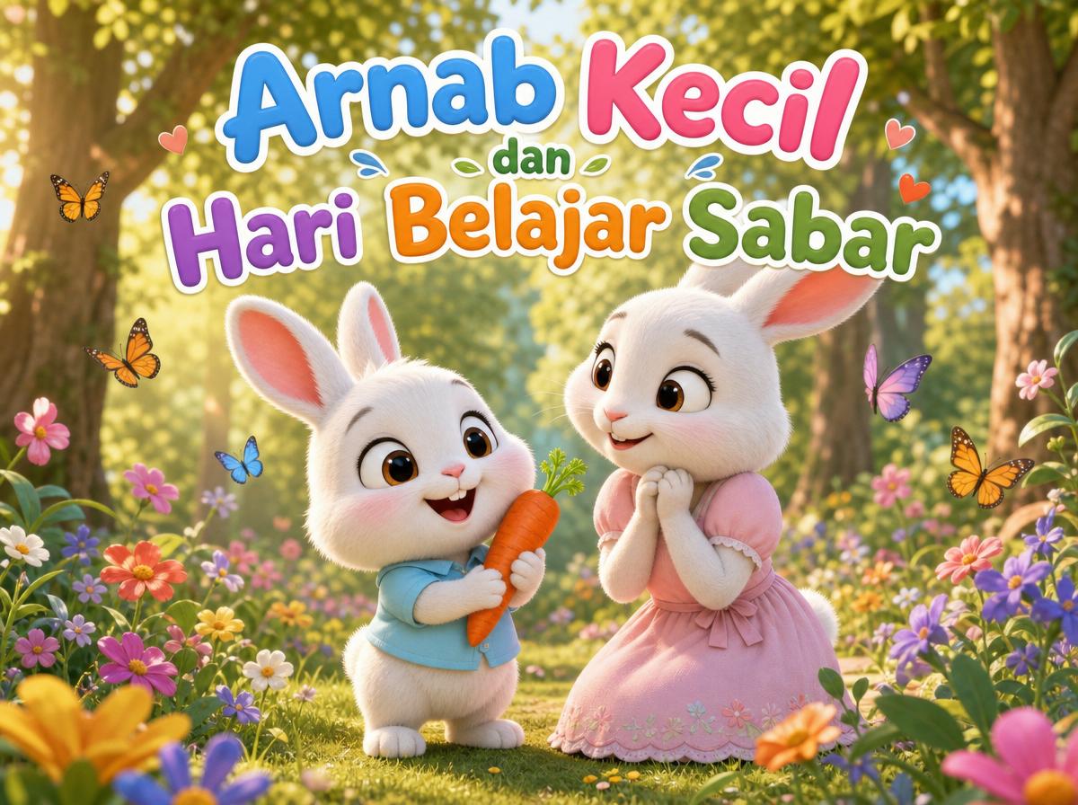 Arnab Kecil dan Hari Belajar Sabar