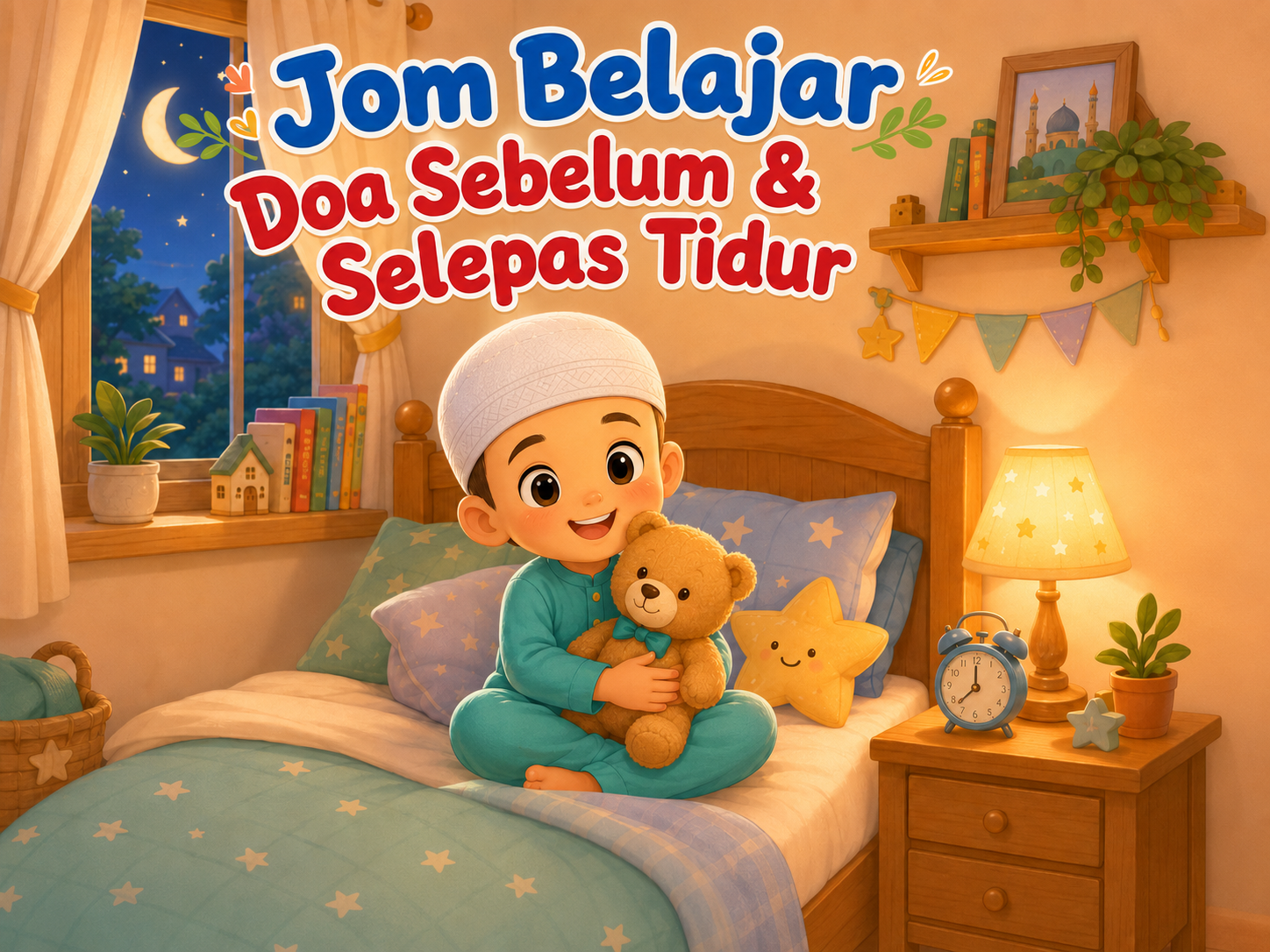 Jom Belajar Doa Sebelum dan Selepas Tidur